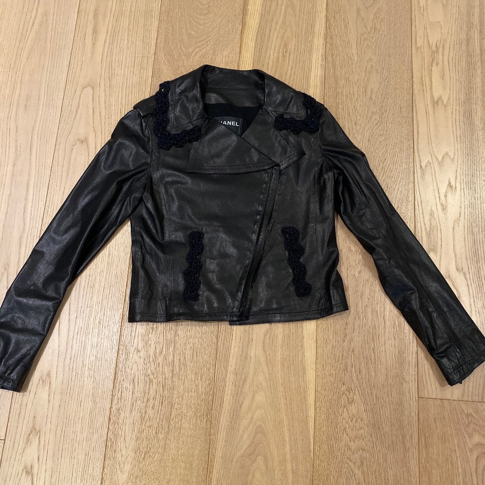 Chanel leather jacket